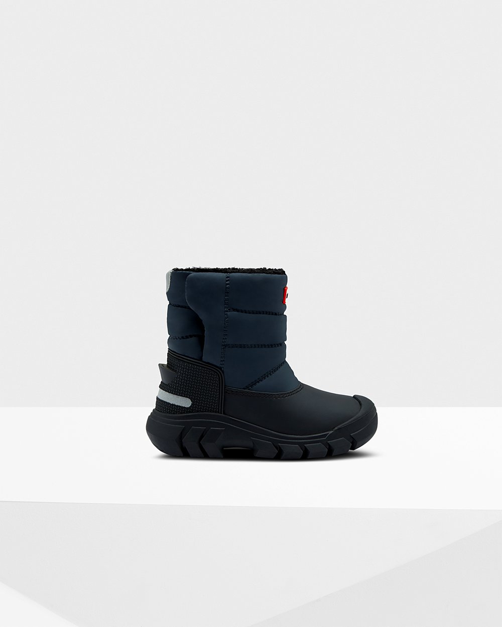 Botas de Nieve Hunter Niños - Original Little Insulated - Azul Marino/Negros - OXGZJWV-74